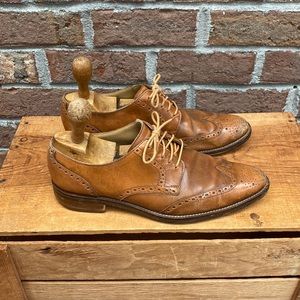 Cole Haan Grand OS Wingtip Brown Shoes